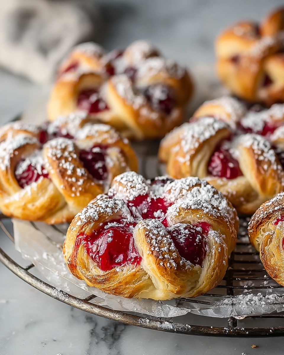 Easy Cherry Cheese Danish Recipe - Recipe Image