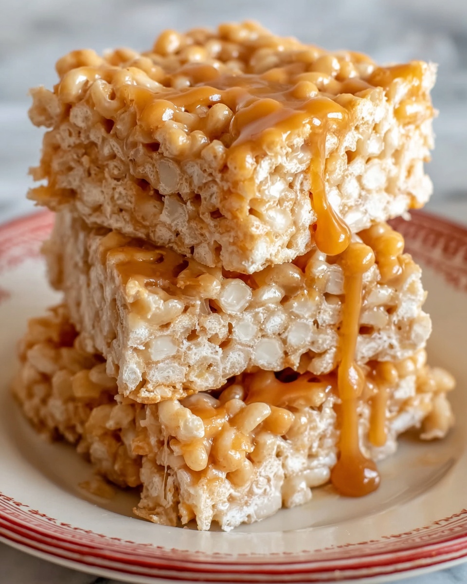 Brown Butter Dulce de Leche Krispie Bars Recipe - Recipe Image