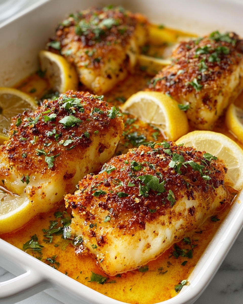 Baked Garlic Butter Cajun Cod Recipe - Recipe Image