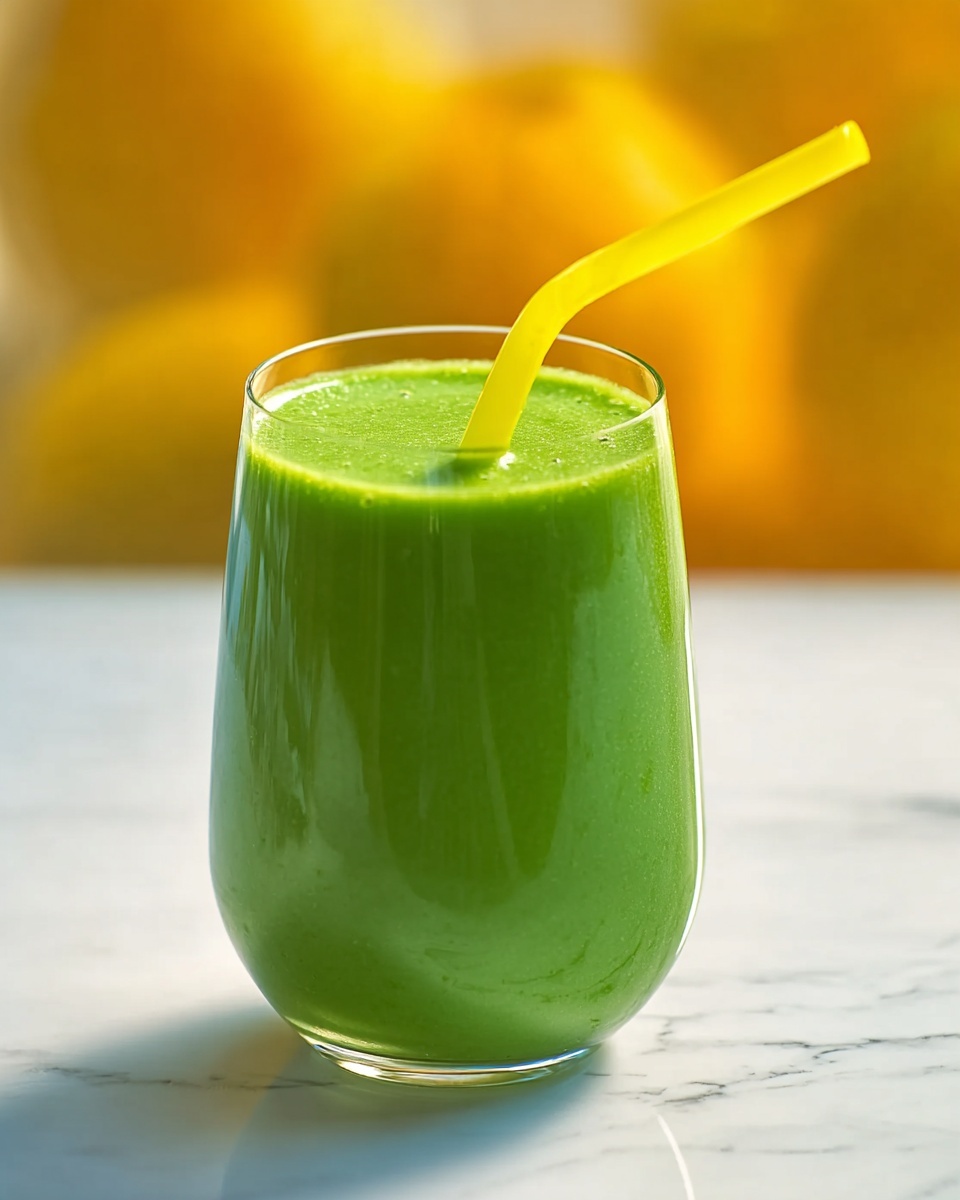 Refreshing Green Spinach Banana Smoothie Recipe - Recipe Image