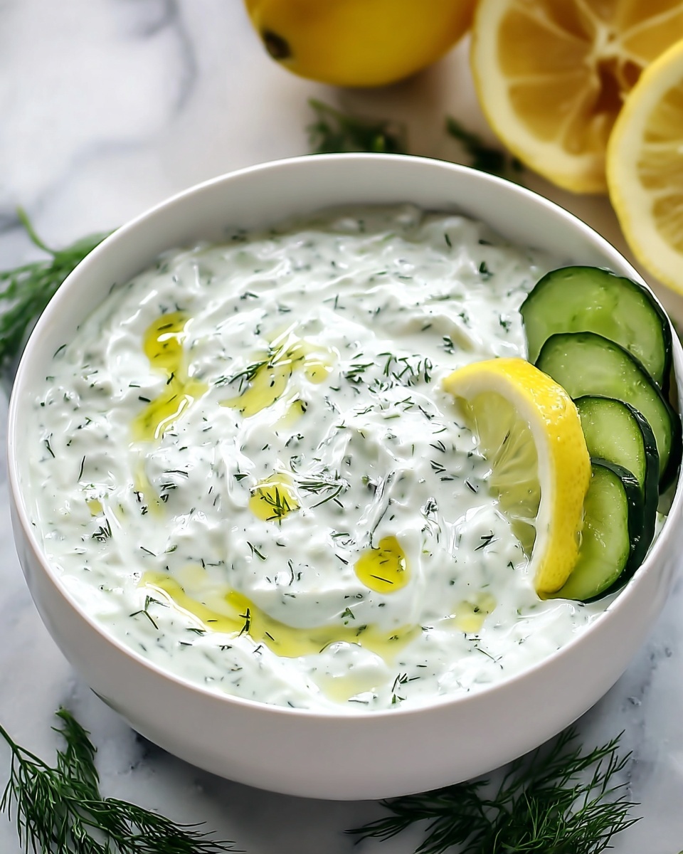 Perfect Homemade Tzatziki Sauce Recipe - Recipe Image