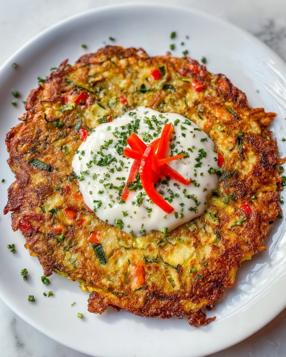 Simple Courgette and Halloumi Rosti Recipe - Recipe Image