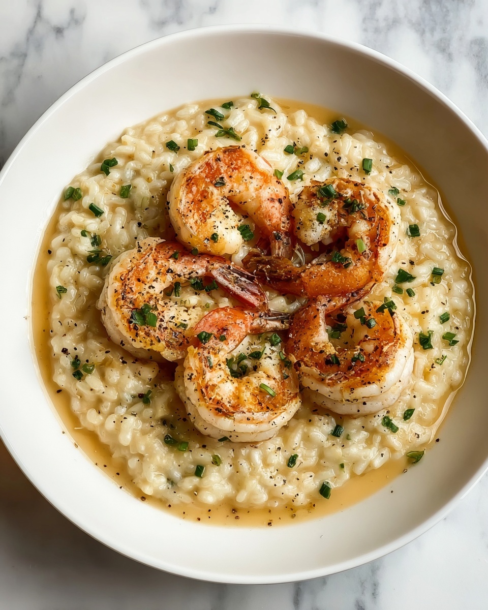 Simple Creamy King Prawn Risotto Recipe - Recipe Image