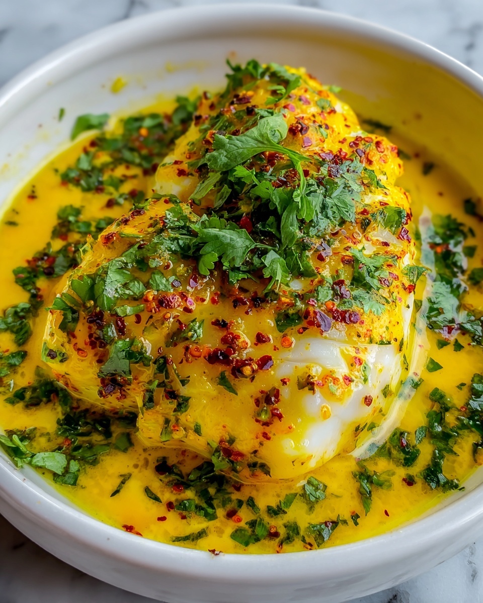 Simple Coconut Saffron Poached Fish Recipe - Recipe Image