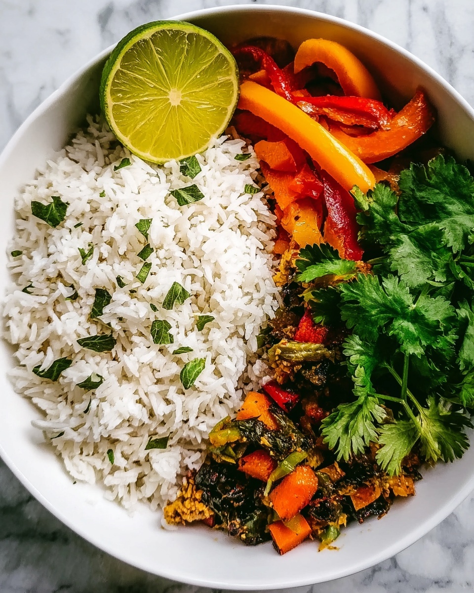 Simple Coriander Lime Rice Recipe - Recipe Image