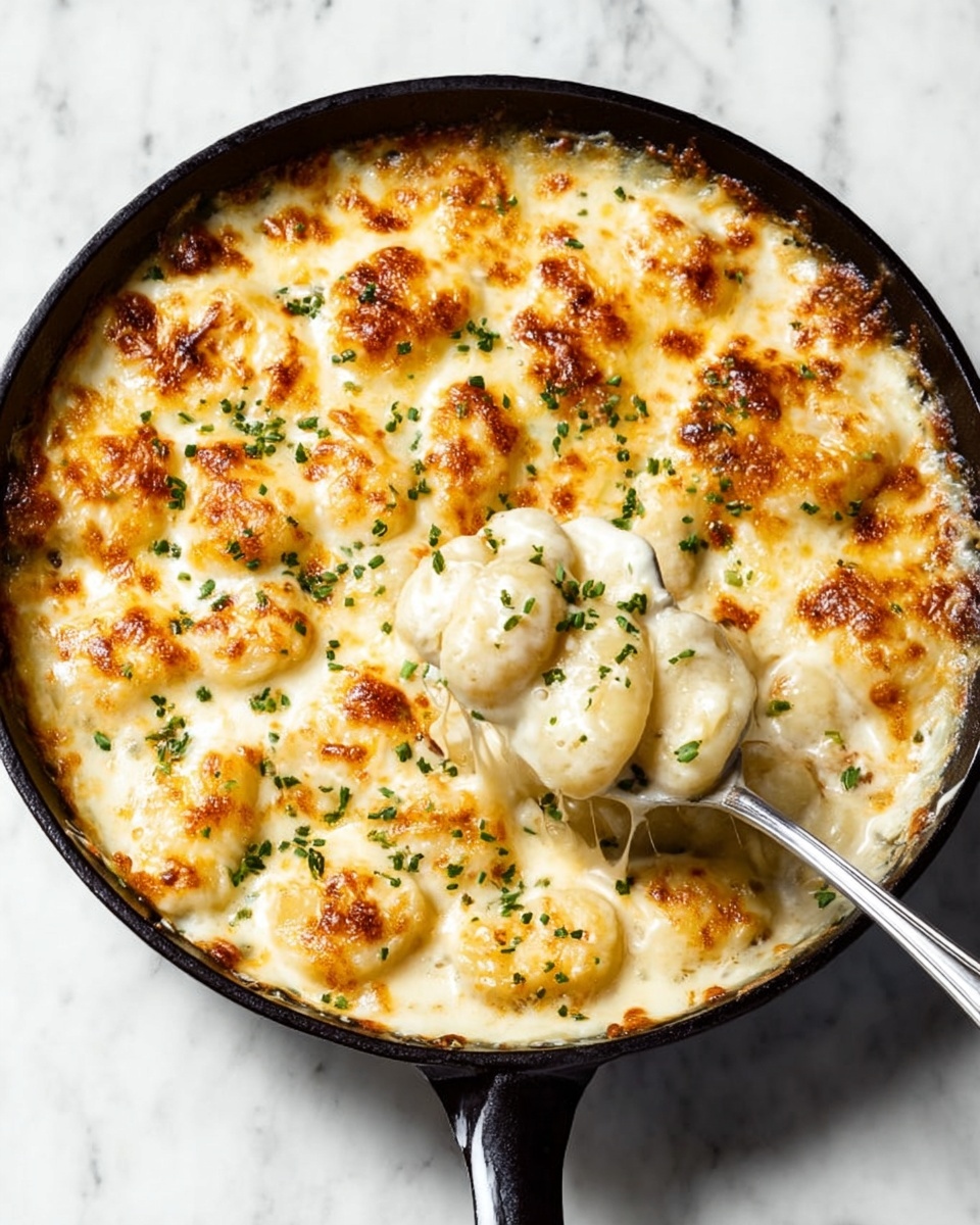 Three Cheese Gnocchi Mac and Cheese Recipe - Recipe Image