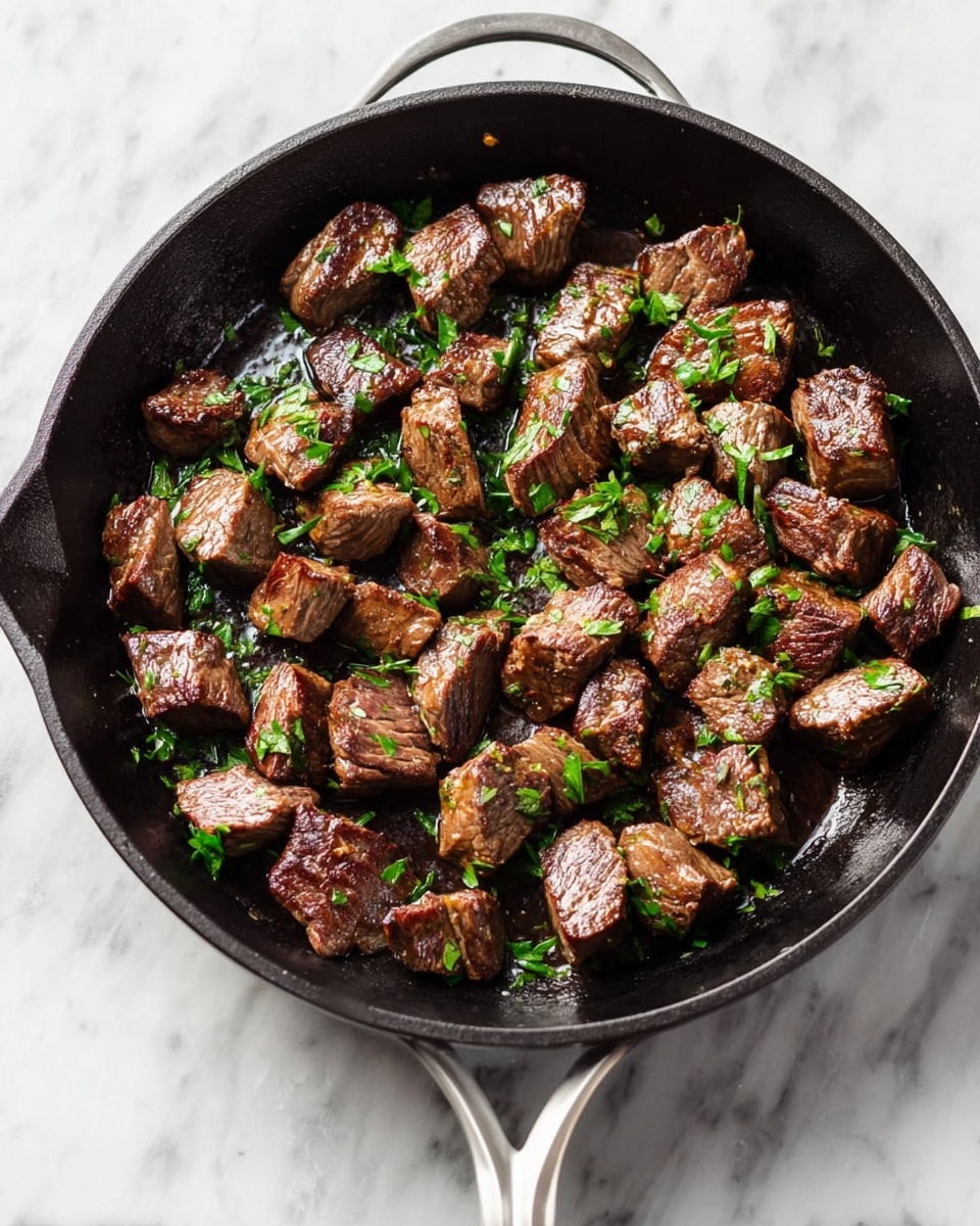 Garlic Butter Steak Bites Recipe - Recipe Image