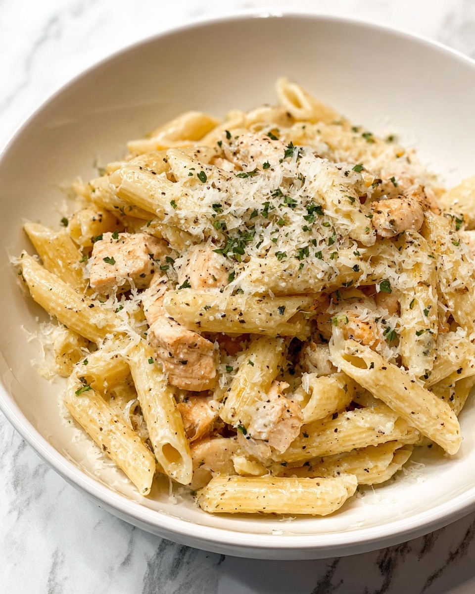 Garlic Butter Salmon Pasta Recipe - Recipe Image