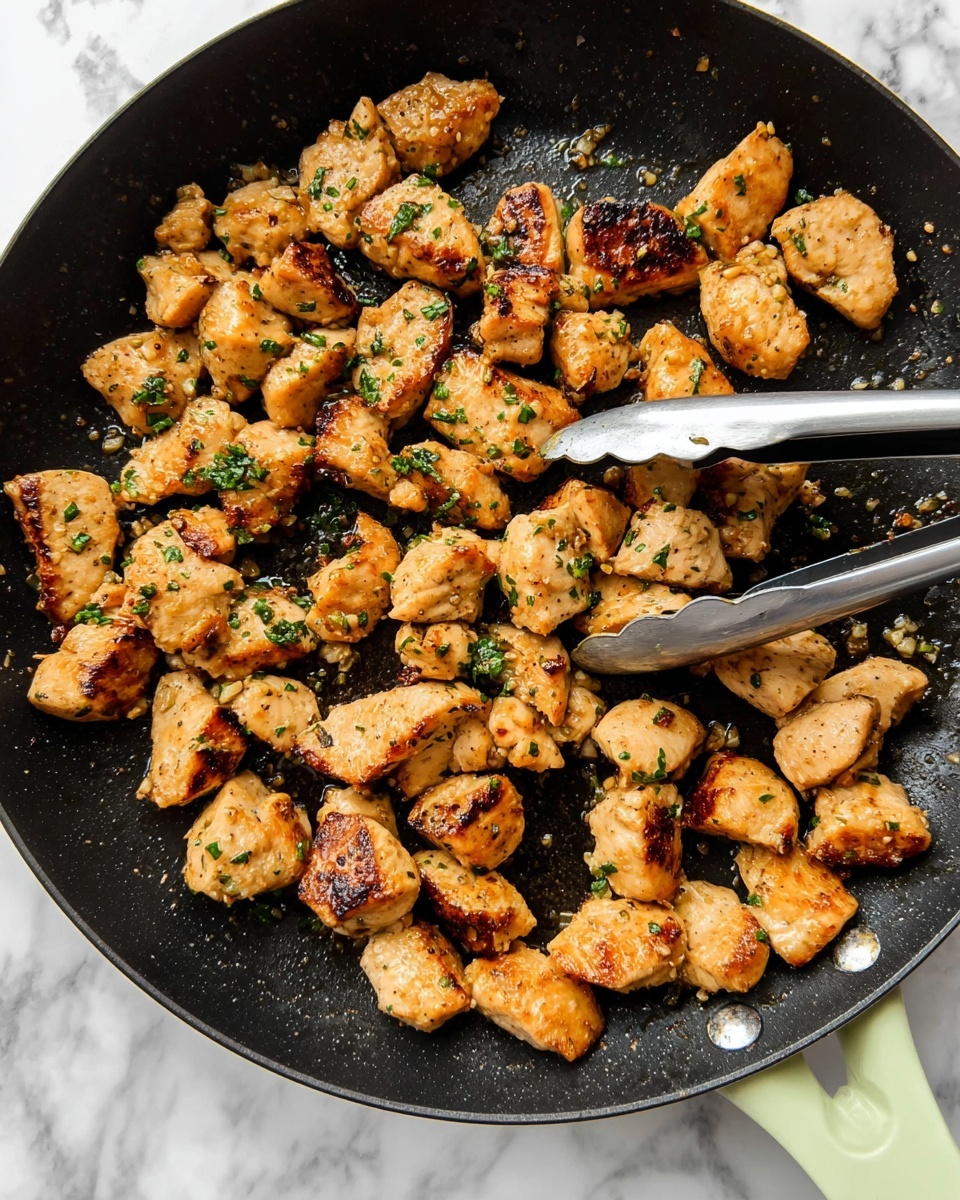 Garlic Butter Chicken Bites Recipe - Recipe Image