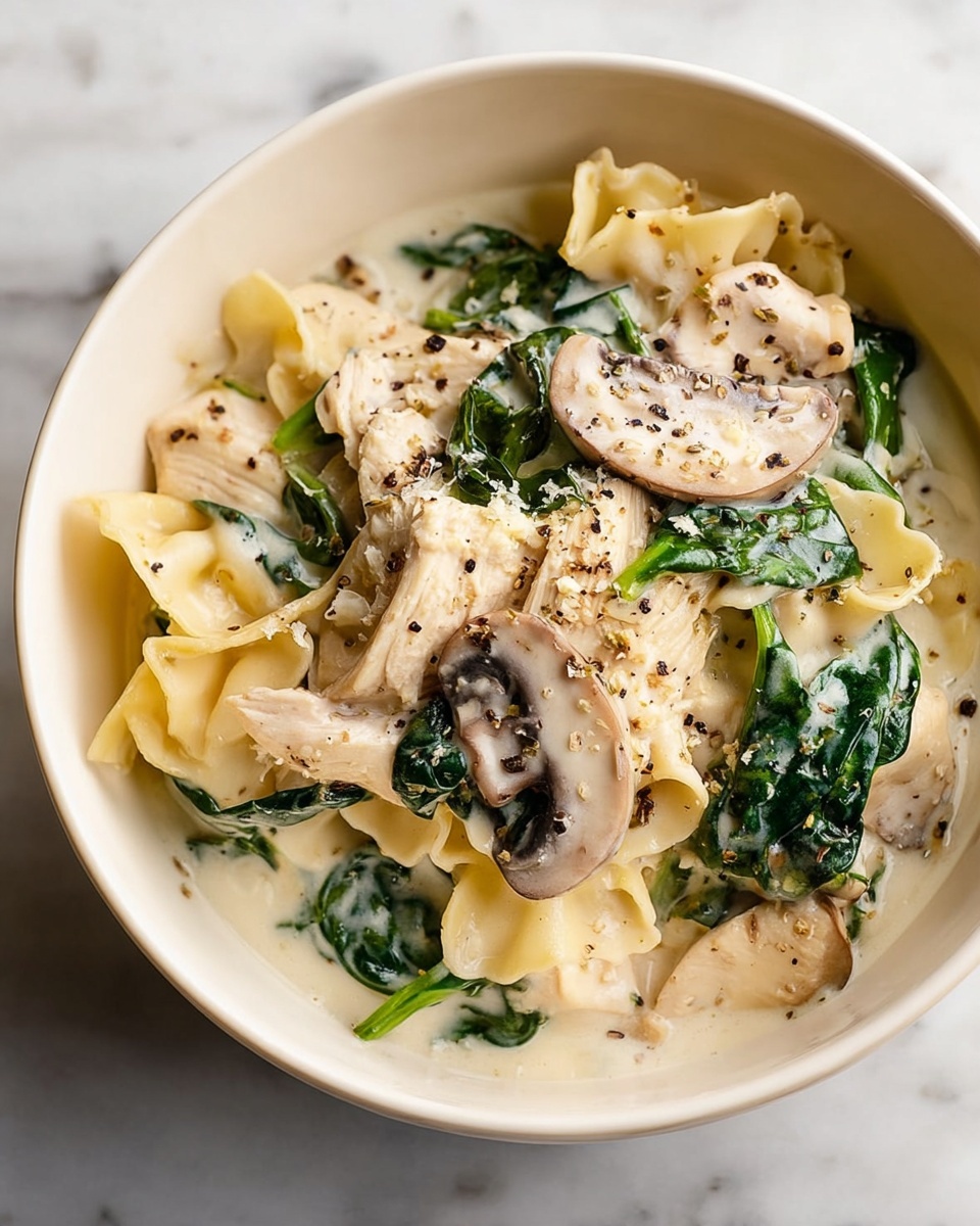 Creamy Chicken Lasagna Soup Recipe - Recipe Image