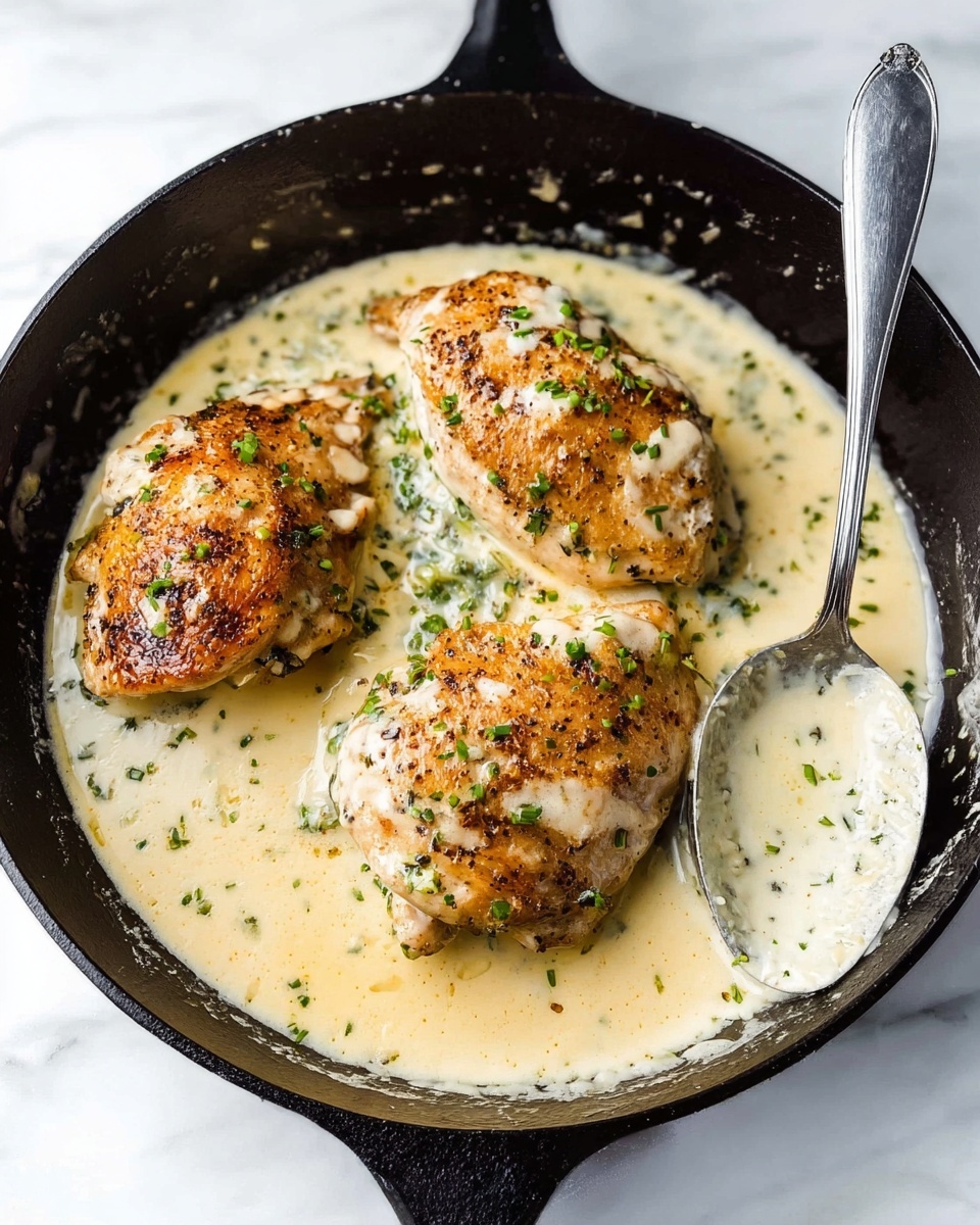 Creamy Chicken in White Wine Sauce Recipe - Recipe Image
