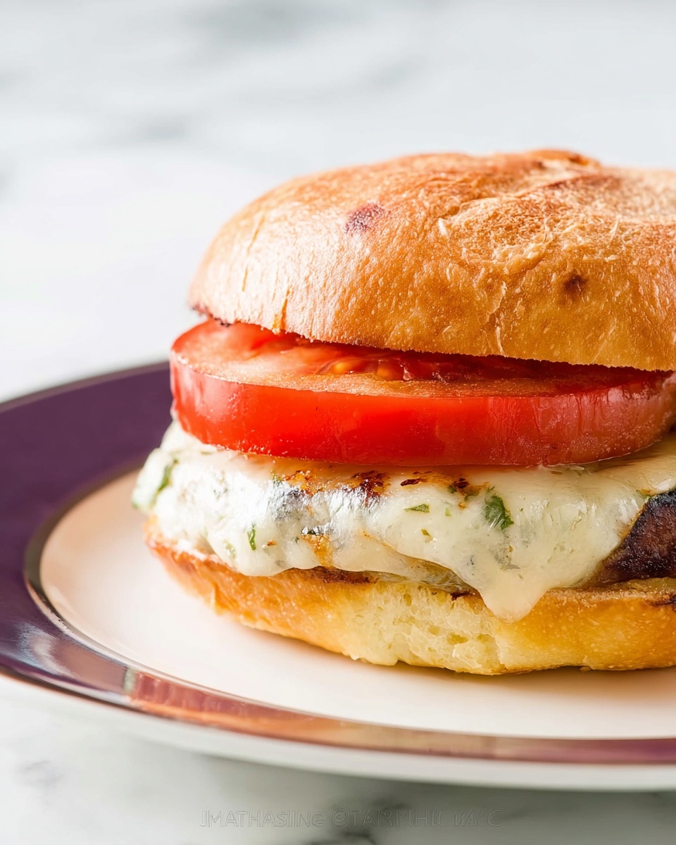 Spinach and Havarti Stuffed Portobello Mushrooms Recipe - Recipe Image