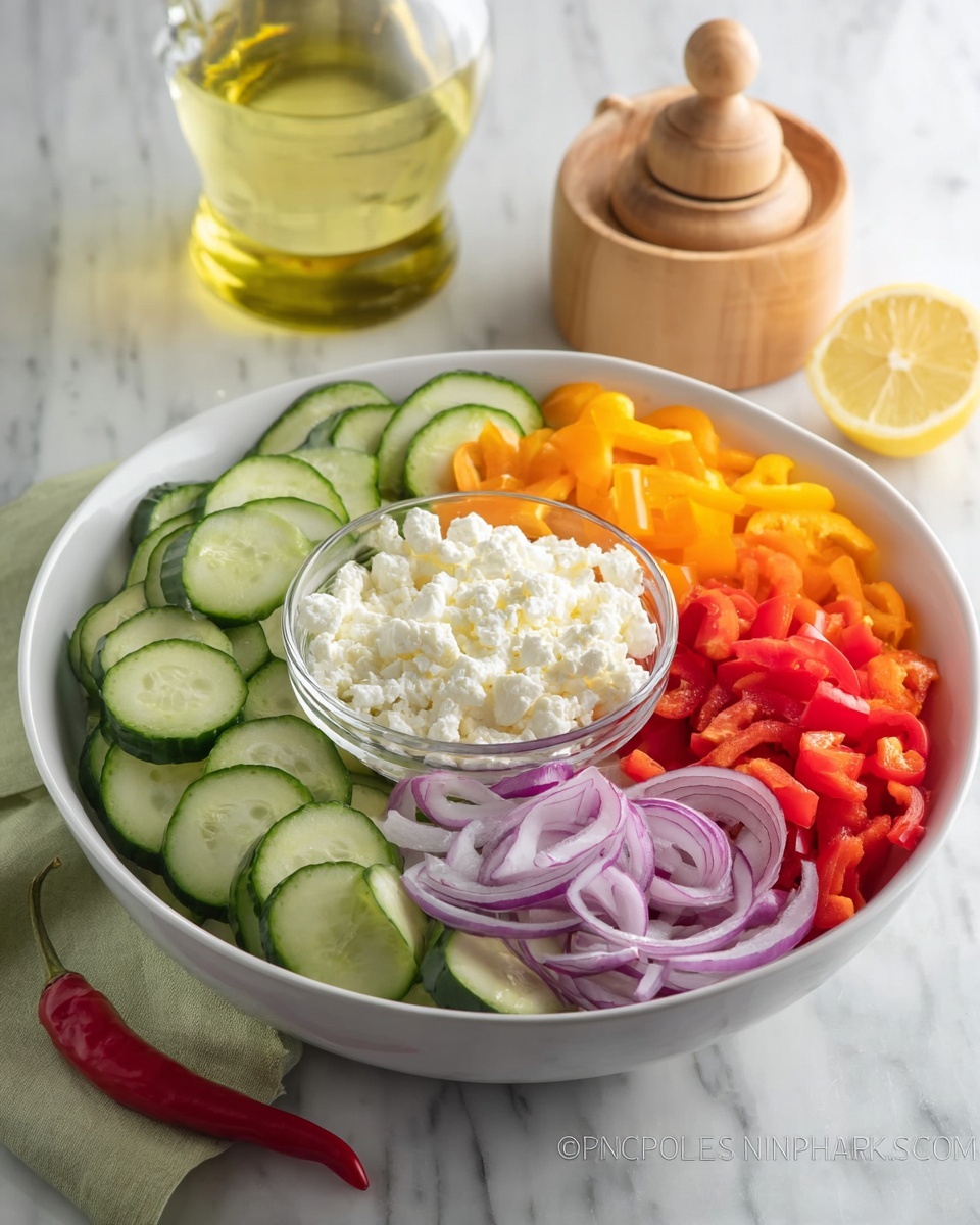 Cucumber Salad with Feta Recipe - Recipe Image