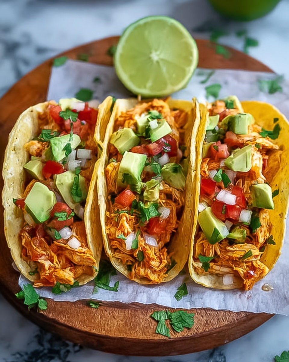 Crockpot Chicken Tacos – Easy, Flavorful, and Perfect for Taco Night Recipe - Recipe Image