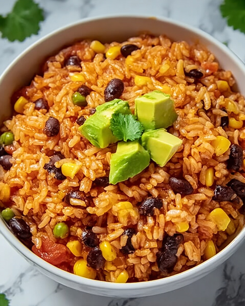 Easy One Pot Mexican Rice Casserole Recipe - Recipe Image
