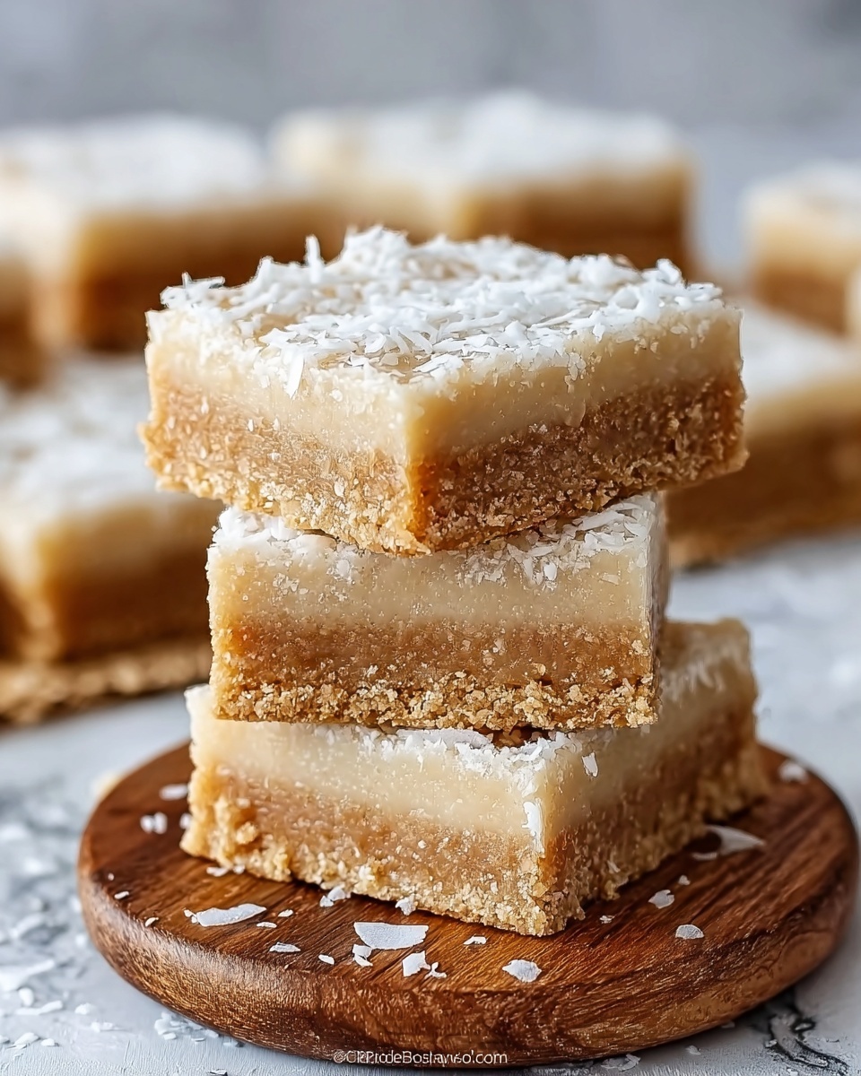 Deliciously Addictive Coconut Bars Recipe - Recipe Image