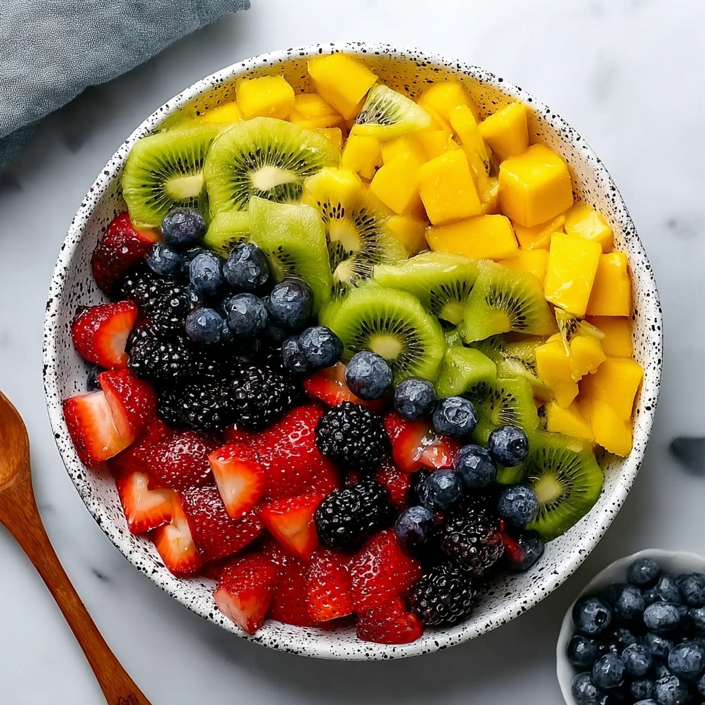 Fresh Fruit Salad with Honey Lime Poppy Seed Dressing Recipe - Recipe Image