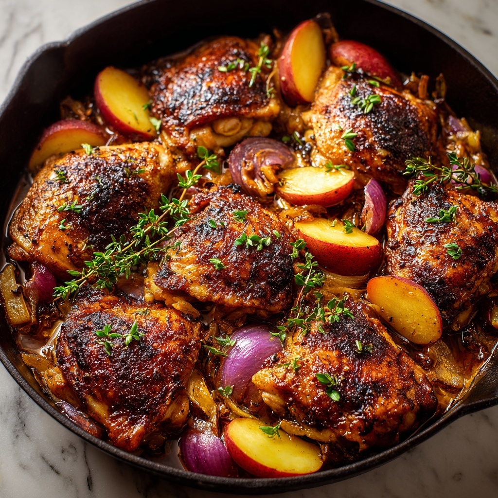 Apple Cider Glazed Chicken Recipe - Recipe Image