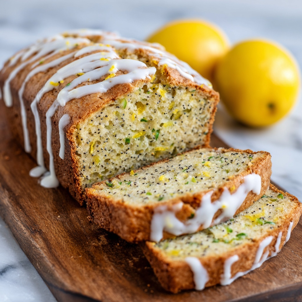 Lemon Poppy Seed Zucchini Bread Recipe - Recipe Image