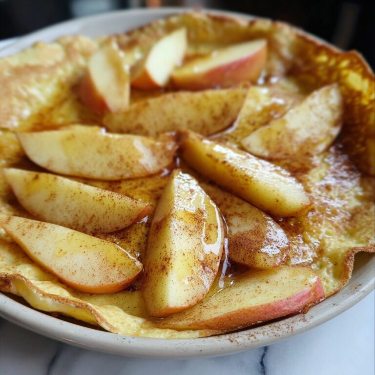 Cinnamon Apple Topped Dutch Baby Recipe