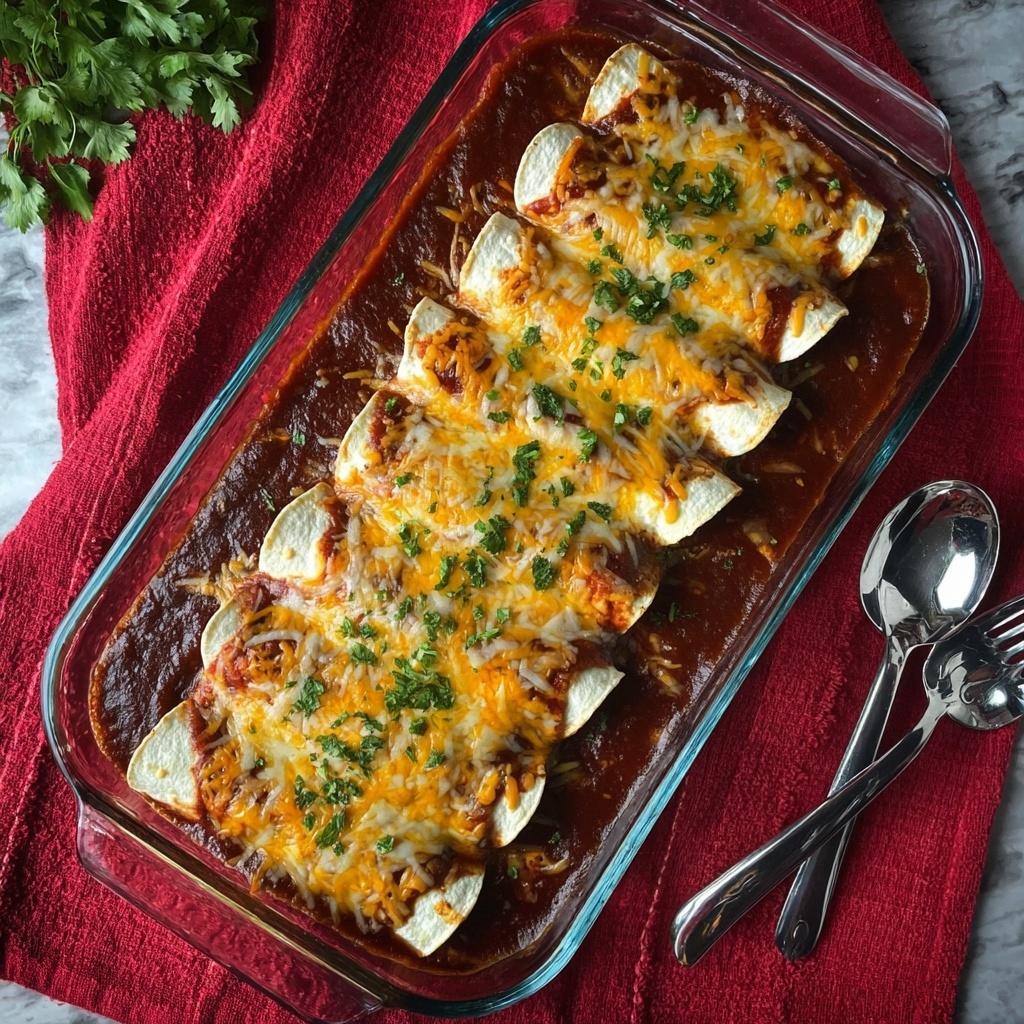 Leftover Chicken Enchiladas Recipe - Recipe Image