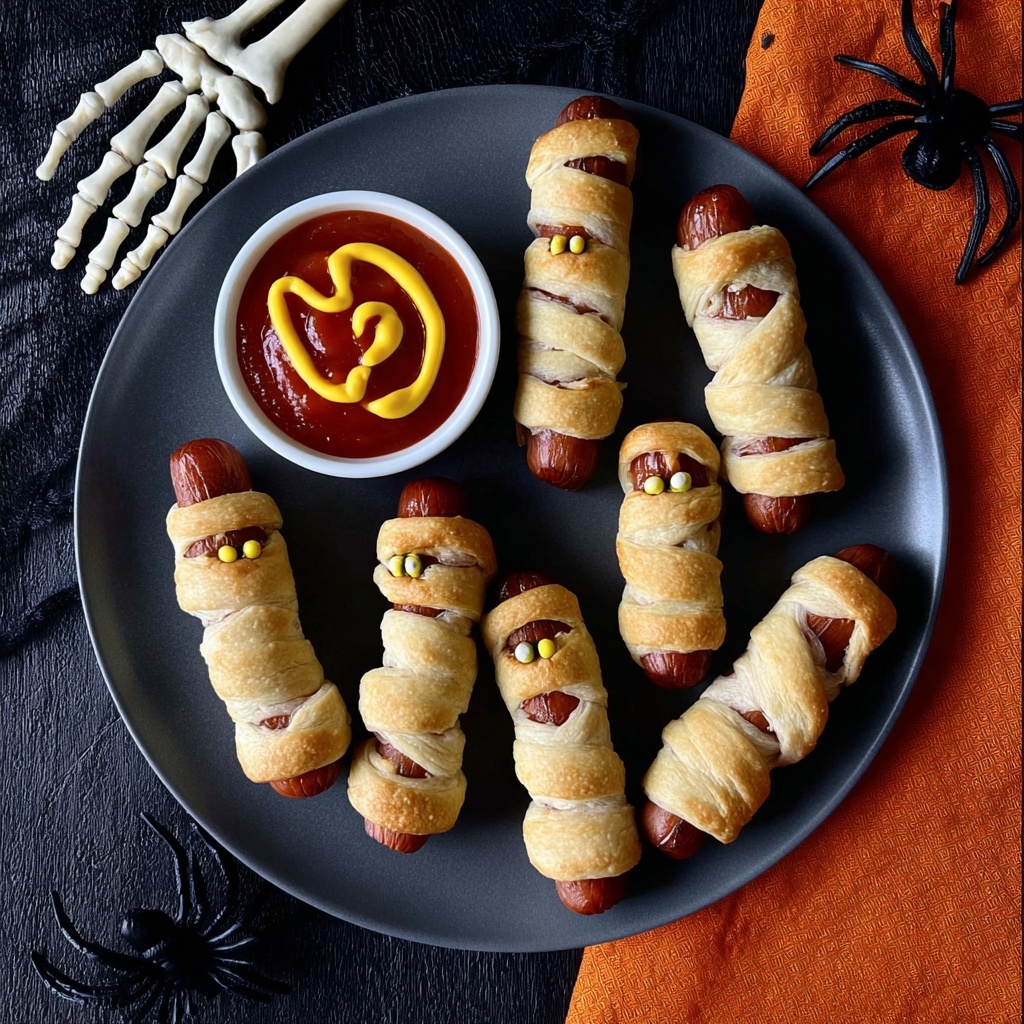 Mummy Hot Dogs Recipe - Recipe Image