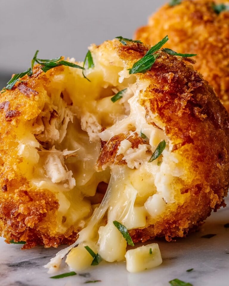 Crispy Potato Croquettes with Creamy Chicken Filling Recipe