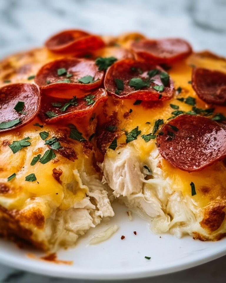 Cheesy Salami Chicken Hashbrown Omelette Recipe