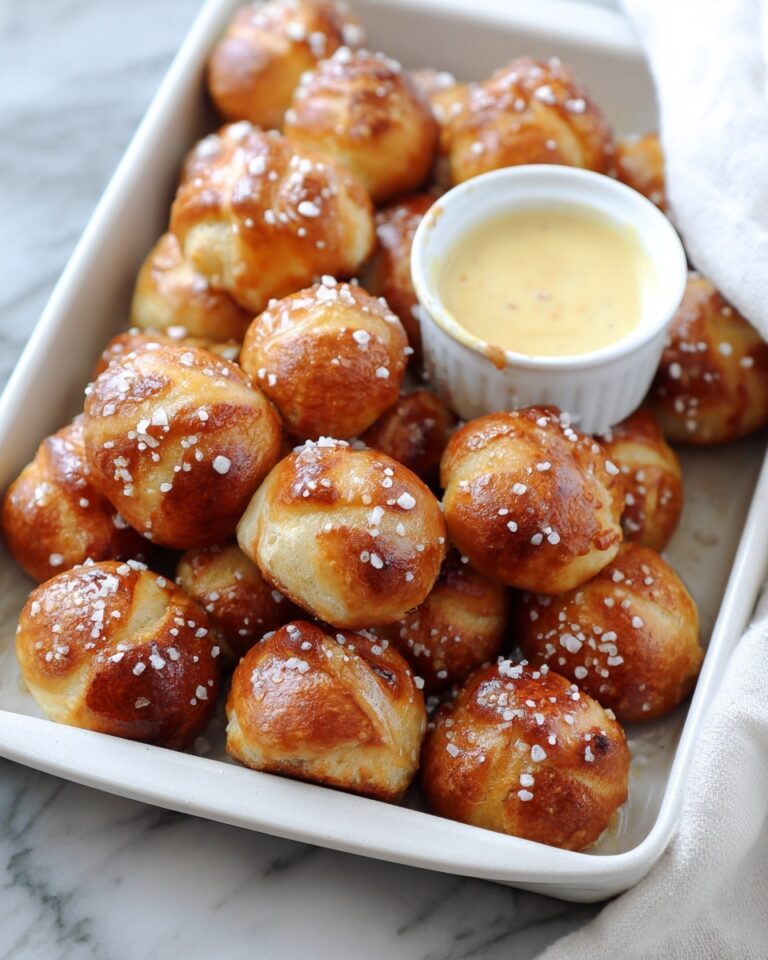 Two Ingredient Dough Pretzel Bites Recipe
