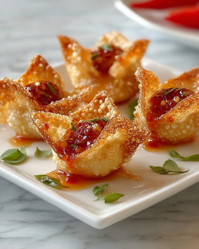 Deep-Fried Strawberry Cheesecake Wonton Bites Recipe