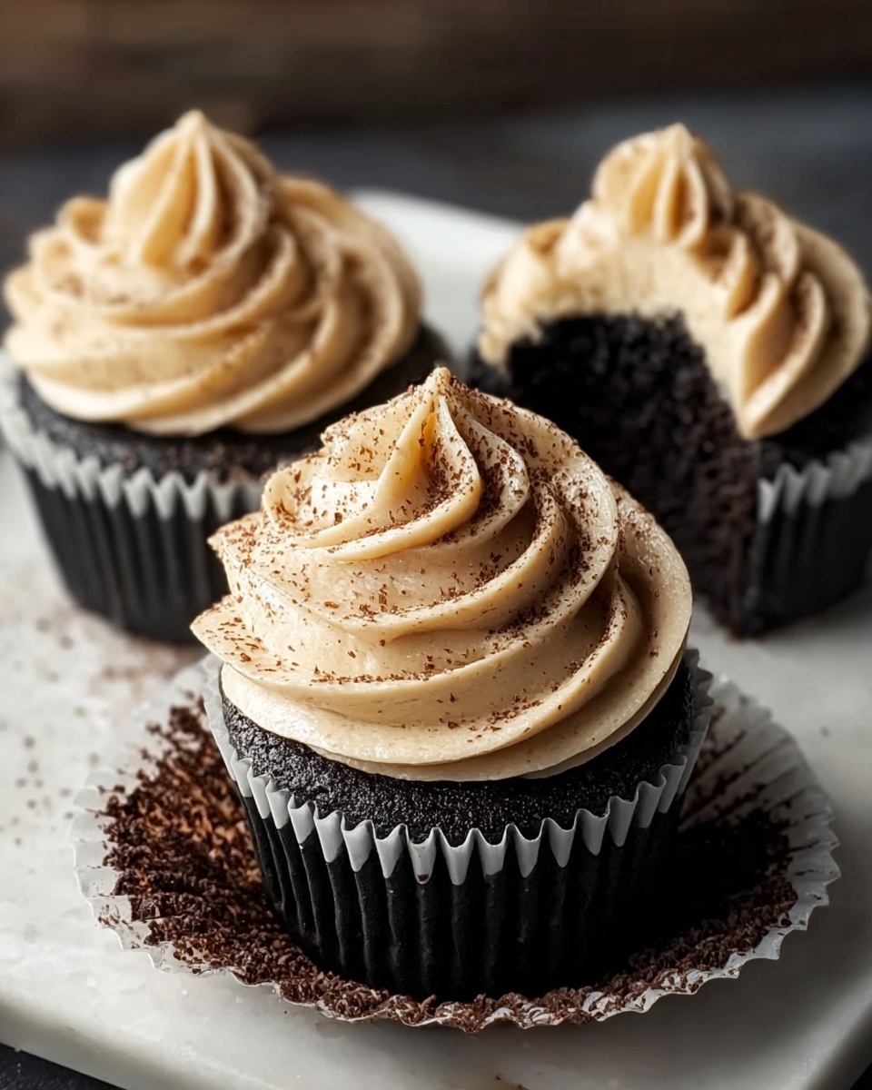 Chocolate Coffee Cream Cupcakes Recipe - Recipe Image
