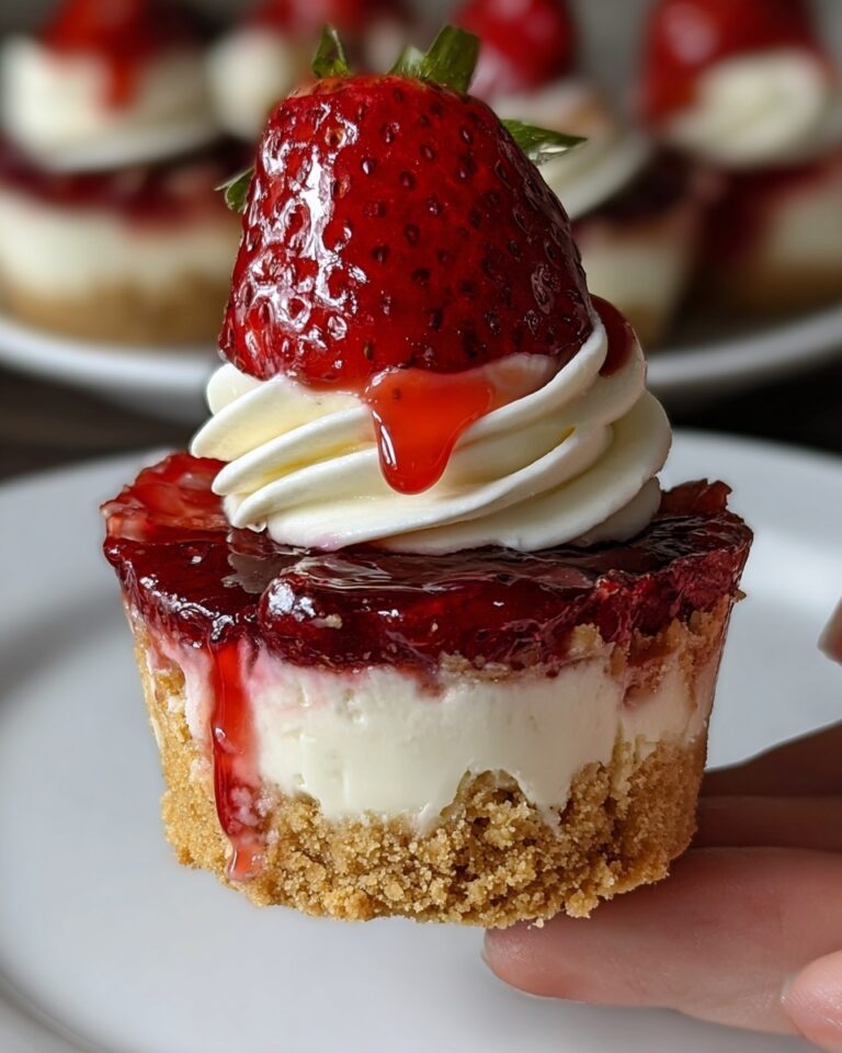 Mini Strawberry Cheesecake Cupcakes Recipe
