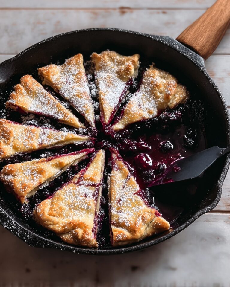 Easy Skillet Blackberry Cobbler Recipe
