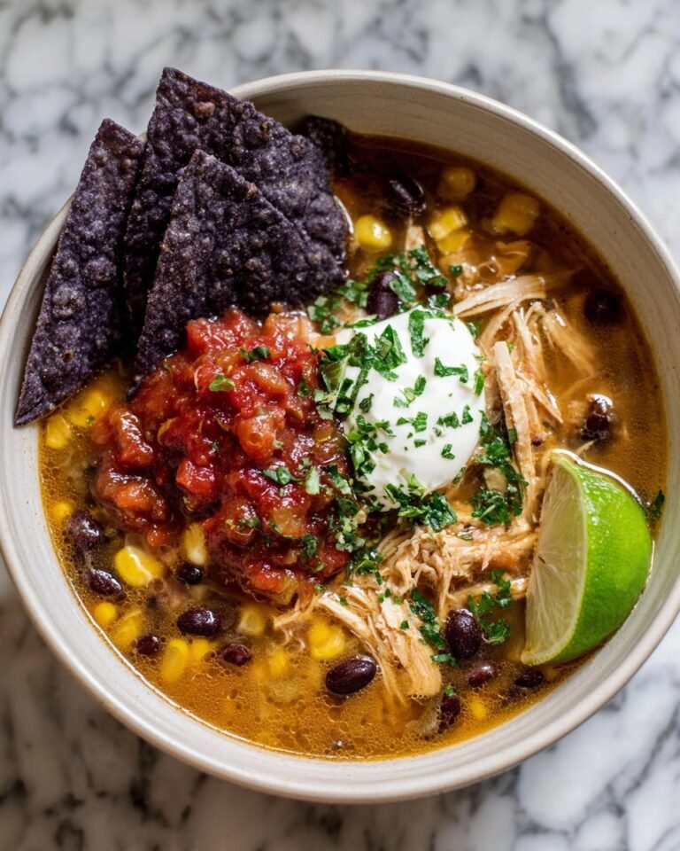 Healthy Chicken Tortilla Soup Recipe