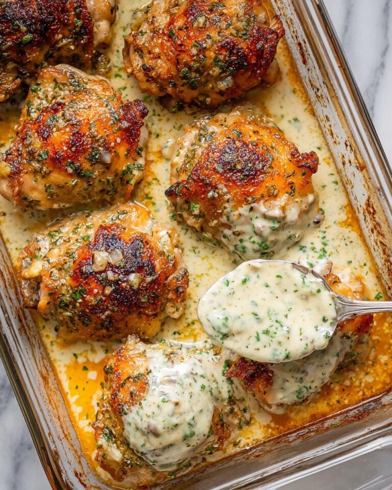Creamy Baked Chicken Thighs Recipe