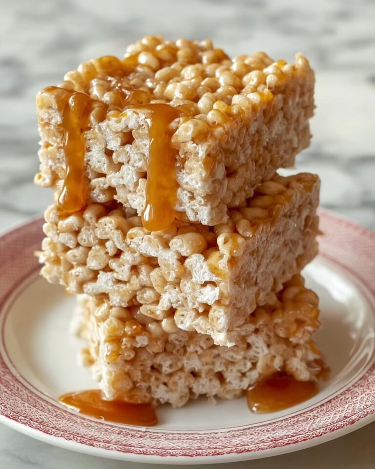 Brown Butter Dulce de Leche Krispie Bars Recipe