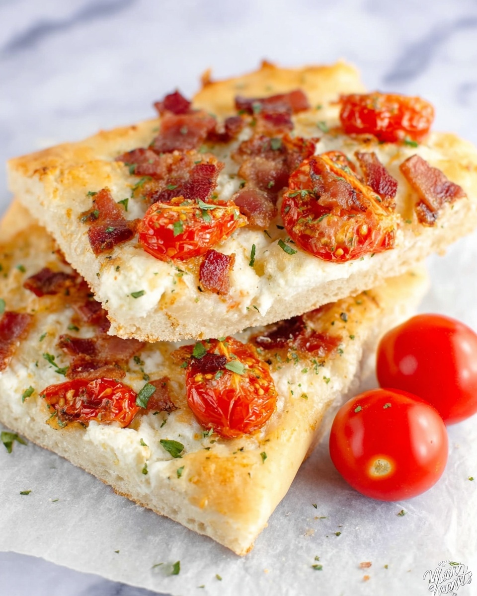 Italian Salami Tomato Tart Recipe - Recipe Image