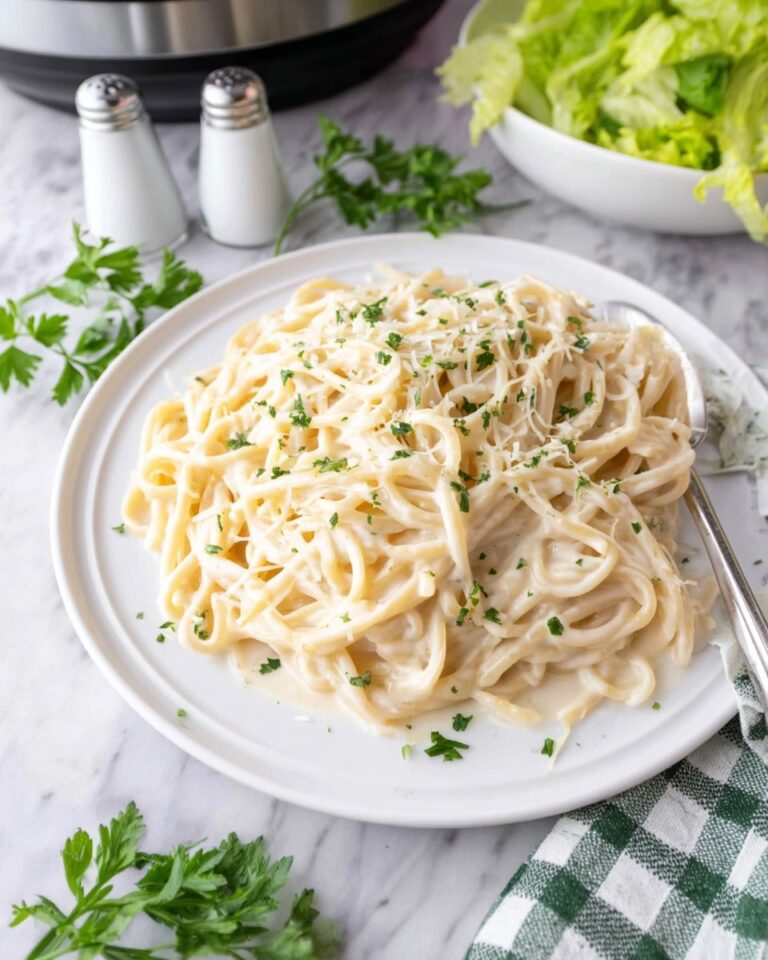 Instant Pot Cheesy Garlic Butter Spaghetti Recipe