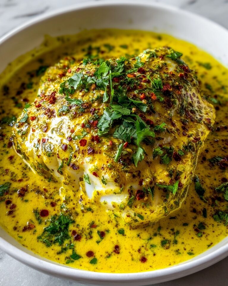 Simple Coconut Saffron Poached Fish Recipe