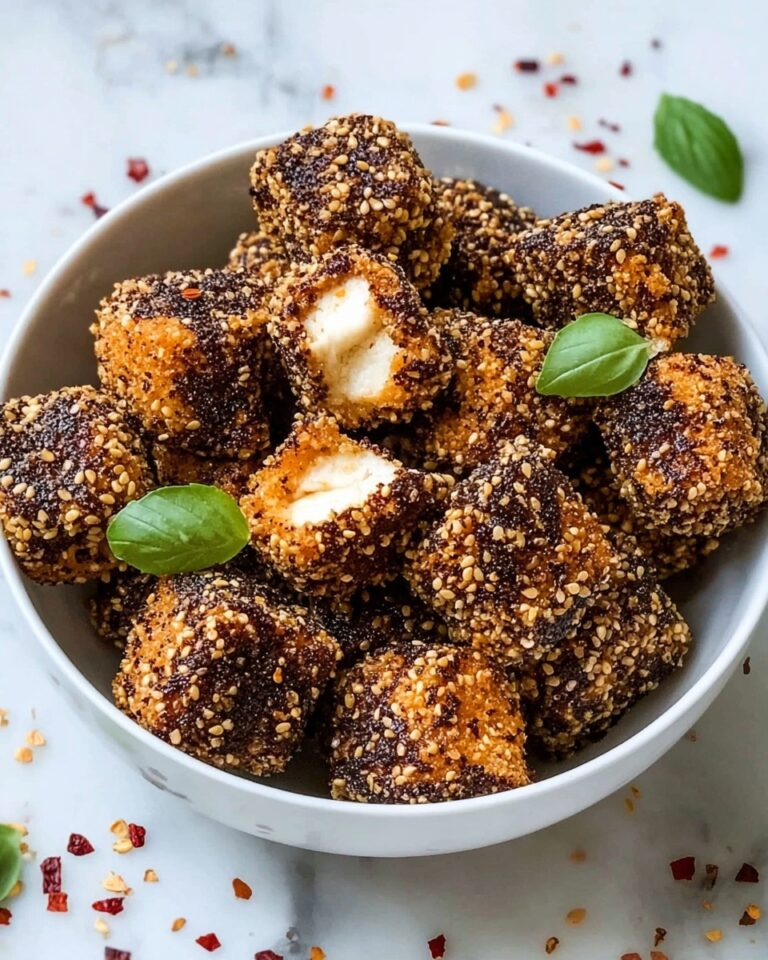 Crispy Halloumi Nuggets with Sweet Hot Honey Recipe