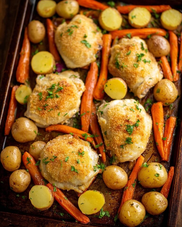 One Pan Chicken and Vegetables Dinner Recipe