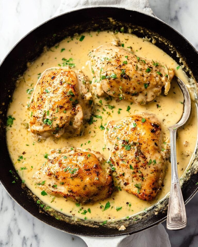 Creamy Chicken in White Wine Sauce Recipe