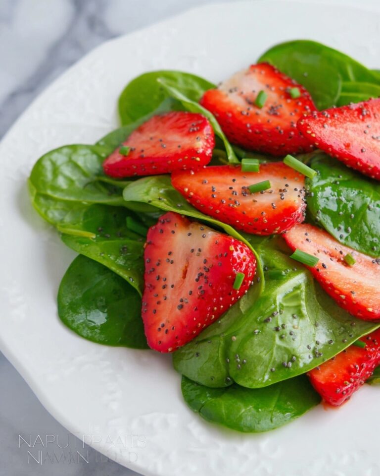 Spinach Strawberry Salad with Poppy Seed Dressing Recipe