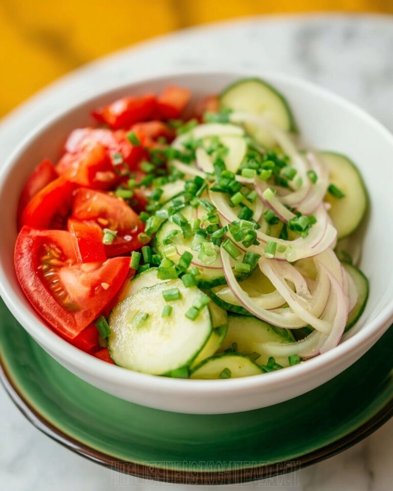 Cucumber and Tomato Salad Recipe
