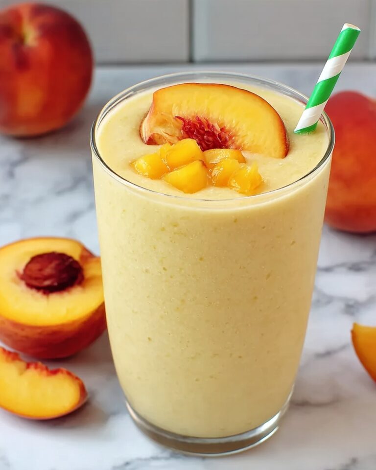 Peach Banana Smoothie – Easy, Creamy, Naturally Sweet Recipe