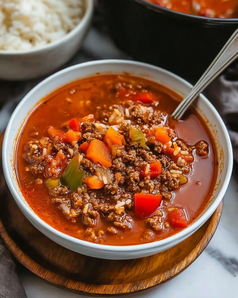 Stuffed Peppers Soup – A Comforting Twist on a Classic Dish Recipe