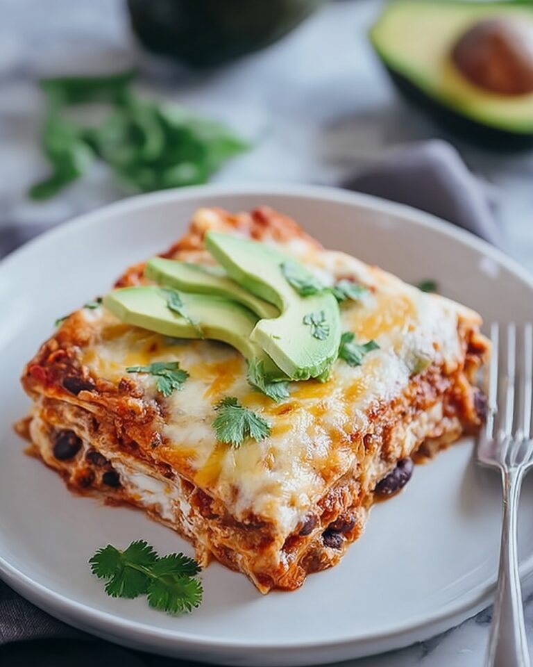 Cheesy Bean and Cheese Enchilada Casserole for Easy Weeknight Comfort Recipe