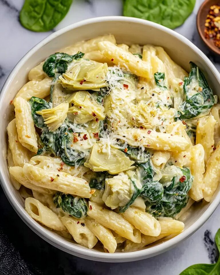 Creamy Spinach Artichoke Pasta Recipe That’s a Weeknight Winner Recipe