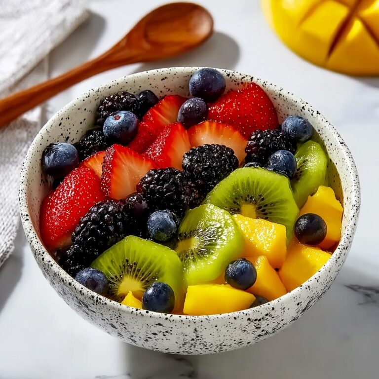 Fresh Fruit Salad with Honey Lime Poppy Seed Dressing Recipe