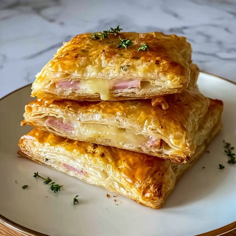 Turkey & Cheese Puff Pastry Stacks Recipe